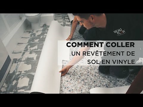 Comment coller un revêtement de sol en vinyle