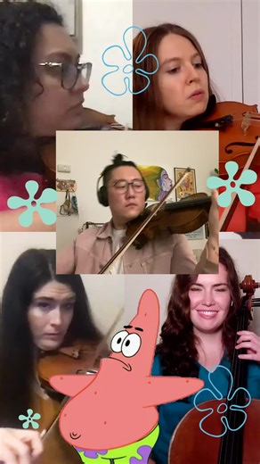 SpongeBob and Patrick's Sea Shanty Orchestra Performance