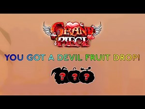 [GPO] You Got A Devil Fruit Drop ! ( ''Incredible Luck'' )