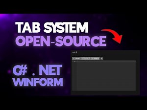 Tabsystem C# .net Winform Showcase