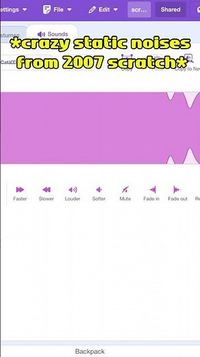 Why does scratch 1.0 have static? #shorts #scratch