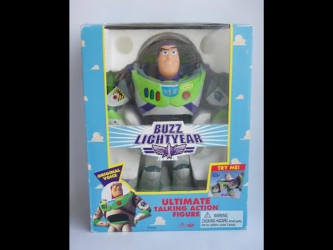 1995 Thinkway Toys Disney's Toy Story Buzz Lightyear Ultimate Talking Action Figure Toy Review