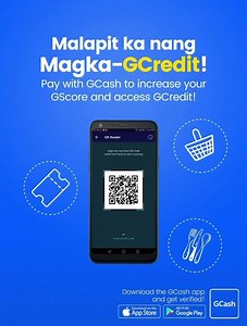 47K views · 167 reactions | You can almost use your GCredit! Just use GCash to pay for your shopping, groceries and more para mas tumaas ang iyong GScore. Increase your GScore to access GCredit! Download the GCash App or register to GCash on Messenger, available for all networks! #GCashMoNaYan Play Store: bit.ly/GCashAndroid App Store: bit.ly/GCashiOS GCash on Messenger: m.me/gcashofficia | GCash | Facebook