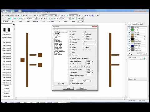 How to make gbr file from HFSS/CST using Diptrace