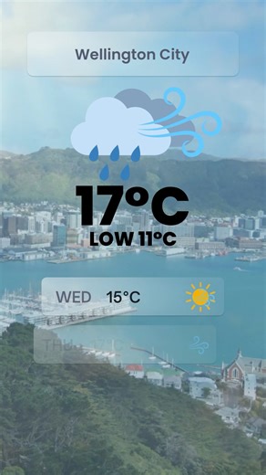 HEAVY rain and STRONG wind warnings. Severe gale north to northwesterlies gusting 130 km/h in exposed places. A day to be inside 💨 #wellingtonliveweather | Wellington - LIVE