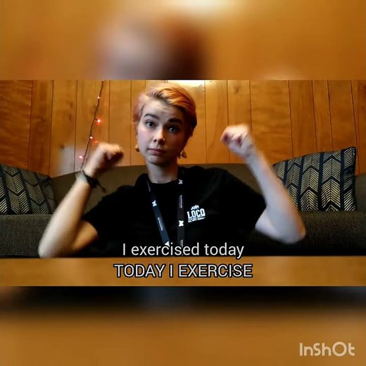 How to sign EXERCISE in ASL