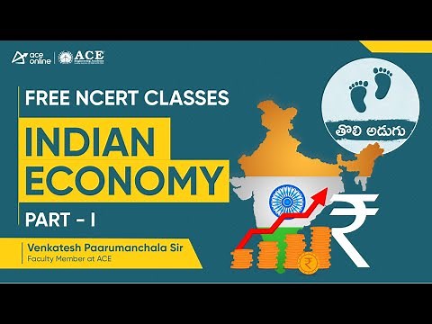 NCERT Indian Economy Part- 1 (Telugu) | 6th to 12th Class | ACE Online | ACE Engineering Academy