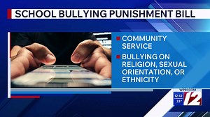 RI state rep. introduces school bullying punishment bill