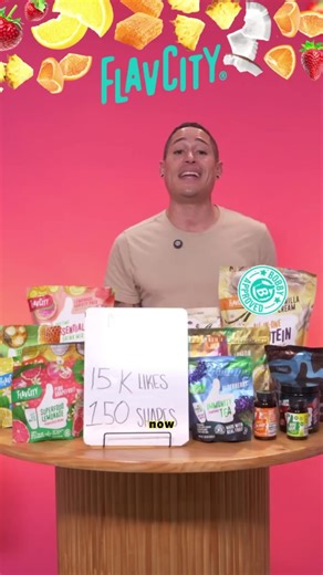 FlavCity Mega Bundle - FlavCity Smoothie TIKTOK Exclusive Variety Pack with Chocolate Lemon Strawberry Flavors & Plant-Based Protein Options