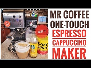 I LOVE Mr. Coffee Espresso & Cappuccino Latte Machine with Automatic Milk Frother