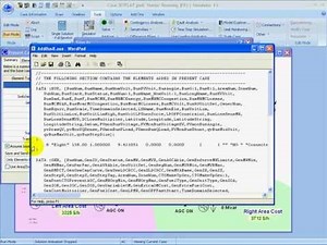 Training: Auxiliary File Script Section
