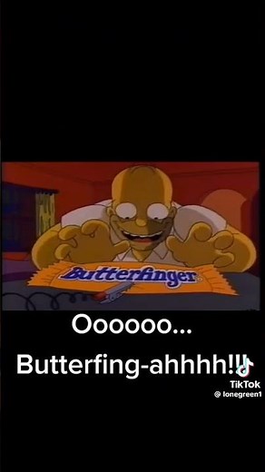 Butterfinger commercial with The Simpsons
