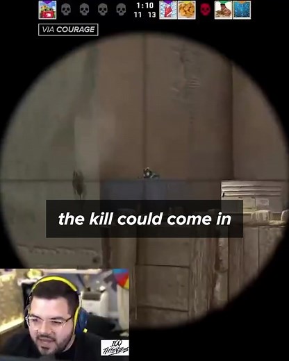 Just CouRage casting his OWN ACE 🤯🤣 (via couragejd on twitter) #csgo #counterstrike #gaming #twitch