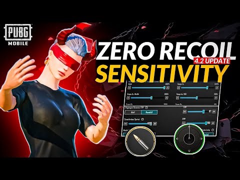PUBG 4.2 UPDATE SENSITIVITY CODE | PUBG BEST SENSITIVITY SETTINGS | PUBG ZERO RECOIL SENSITIVITY