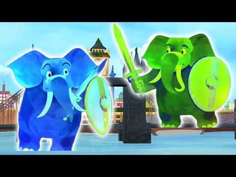 Hickory Dickory Dock 30 TYPES of Effects: Hero Elephant Parody (Preview D64 Stuff V2 / Klasky Csupo)