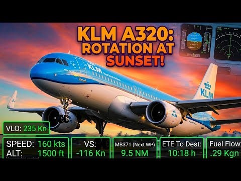 Behind the Numbers: Mastering the KLM A320 from RWY to Cruise!