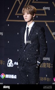 Chinese singer and actor Lu Han, who was a member of the South Korean-Chinese boy group Exo, shows up at Tencent Video All Star Awards 2019, Beijing Stock Photo - Alamy