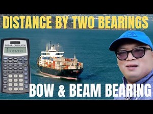 TUTORIAL 034 BOW AND BEAM BEARING CALCULATIONS, SINE LAW, PYTHAGOREAN, RIGHT N OBLIQUE TRIANGLES