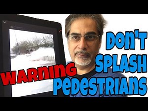 3 Reasons Splashing Pedestrians could be a Disaster for You! | Brown Car Guy 09032020