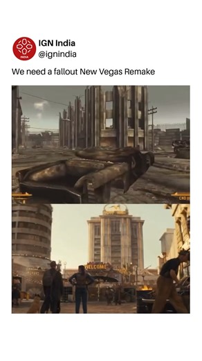 Bethesda please green light this project (via/@fallout_mr_nuka_cola) Follow for more Fallout news, theories, and fan demands! #FalloutNewVegas #FNV #FalloutSeries #NewVegasRemake #ObsidianGames #Bethesda #TVvsGame #GamingNews #ignindia [Fallout New Vegas, Fallout TV show comparison, New Vegas Remake, fan demand, Courier Six, gaming nostalgia, IGN India] | IGN India