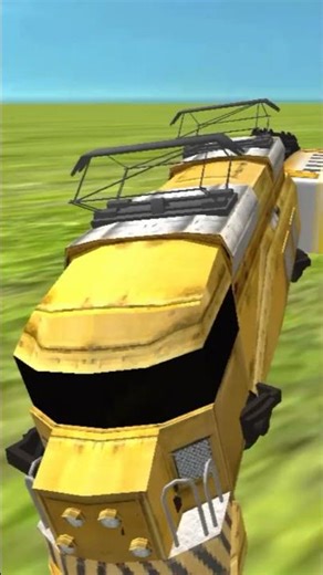Yellow train Glitch #Indianmetrotrainsimulato #gacha