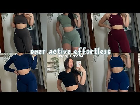 ONER ACTIVE EFFORTLESS COLLECTION REVIEW | going over all the styles and colorways + sizing
