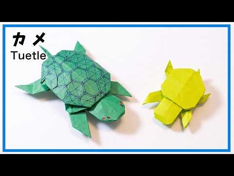 Origami Paper turtle easy tutorial
