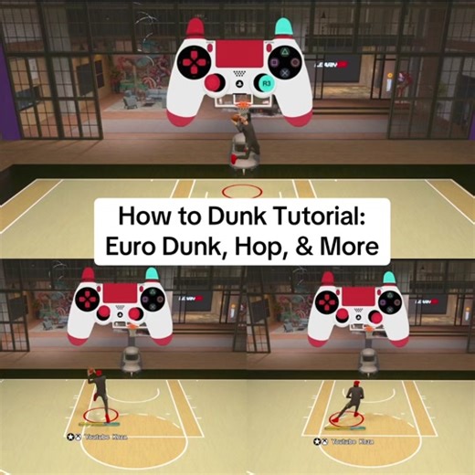 NBA 2K25 How to Dunk Controls Tutorial #nba2k25 #2k25 #nba2k | nba 2k25