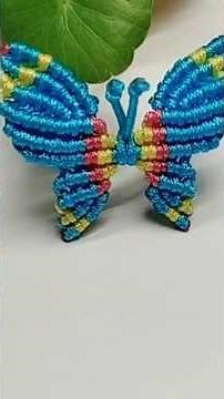 DIY Yarn Butterfly BLUE