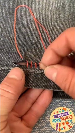 Invisible Jeans Tear Repair by Hand | Strong Hidden Stitch Hack (No Machine)