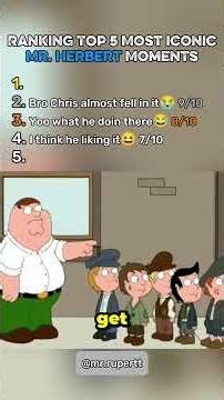Top 5 Times Mr. Herbert Stole the Show 😭 | Family Guy #mrherbert #familyguy #funnymoments