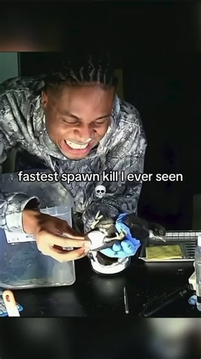 Moose man reacts to spawn kill gone awfully wrong #mooseman #funny #cool #tuff #gang