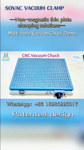 Multi-hole Vacuum Chuck Table-Thin plate clamping system