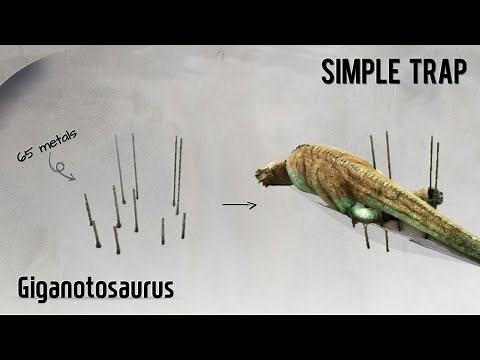 Giganotosaurus Trap (How to tame a Giganotosaurus) Ark Survival Evolved