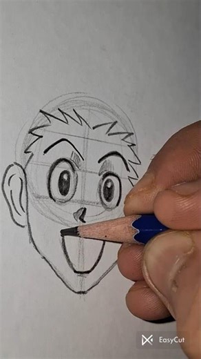 How to draw Gon freecss 🌳 From HunterX #shorts #hunterxhunter #drawing #art #popular #gonfreecss