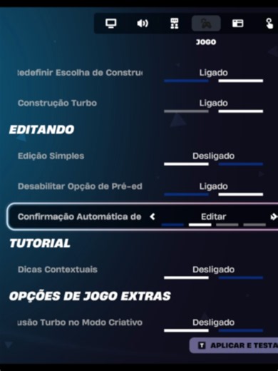 MELHORES CONFIGURAÇÕES PARA EDITAR!!! #fortnite #controller #fortniteclips