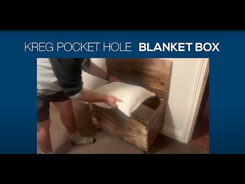 NEW Kreg 720 Jig Projects - DIY Easy Blanket Box