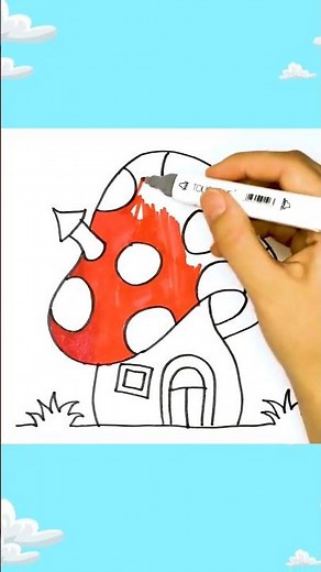 Dibujar Casa fáciles 🏡 #comodibujar #dibujosfaciles #dibujoseducativos #dibujoslindos #cómodibujar