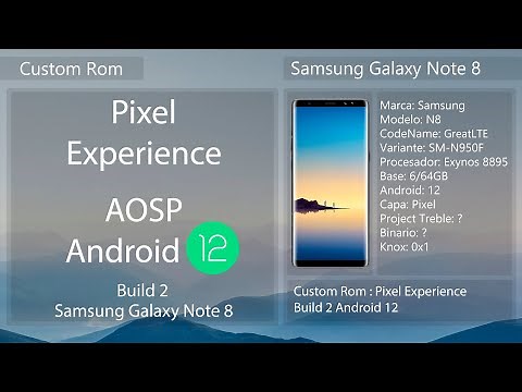 Pixel Experience Build 2 Android 12 - Samsung Galaxy Note 8