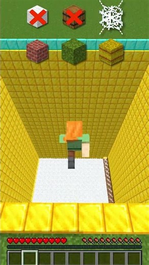block test in minecraft 😱 #minecraft #blocks #test #like