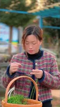 Traditional Countryside Cooking Vegetables and Meat I Chinese Village Life 🌿