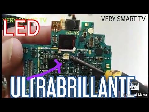 Como quitar la linterna ó led a un teléfono celular antiguo