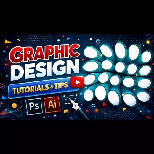 Creative Vector Art in Adobe Illustrator,Abstract 3D Shape Design