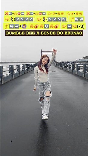 Tutorial "BUMBLE BEE X BONDE DO BRUNAO" NEW Simple Trend Dance Challenge 【SHELLENHANDSTAR】