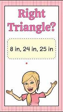 Can it be a Right Triangle | 8.G.B.6 💗