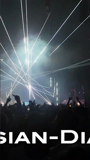 Epic Laser Show! Concert Crowd Goes Wild! 🤯