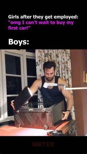 Boys when they get employed