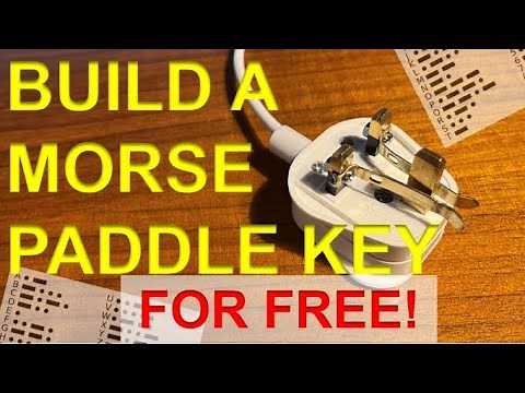 Build a Morse Paddle Key - For Free!