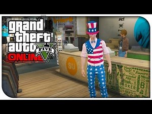 GTA 5 Online - NEW Male & Female USA Clothes! (Outfit Showcase) [GTA V Independence Day DLC]