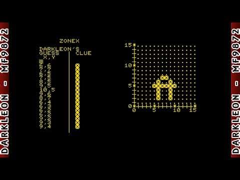 Zone X - [ 1979 - Commodore Pet - Gameplay ]